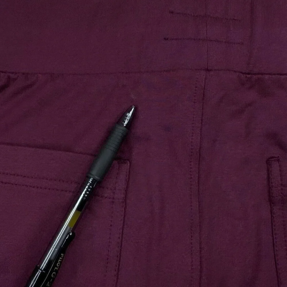 True Religion Contrast Stripe Lounge Pants Purple Maroon